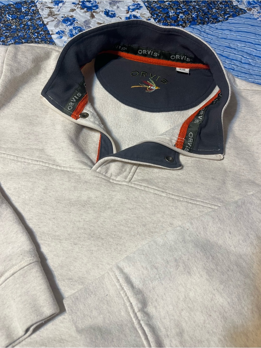 Orvis 1/4 Zip Men’s XL Pullover